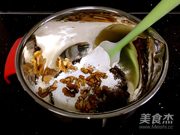 焦糖可可核桃饼干