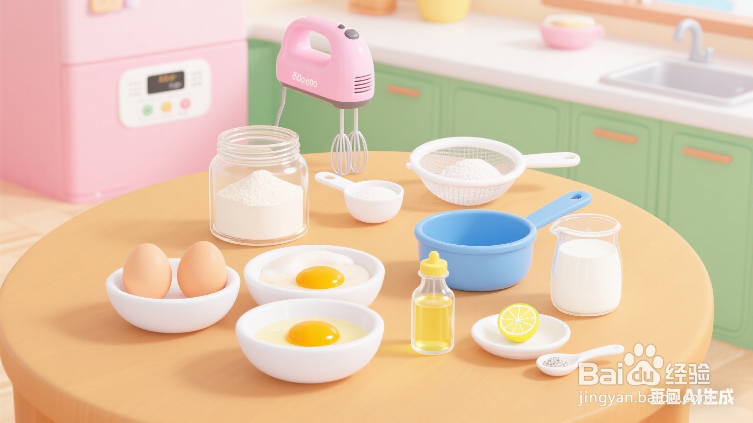 如何在家做蛋糕