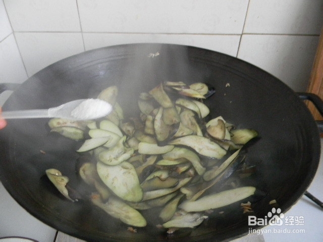 家常小炒——蒜香茄子片