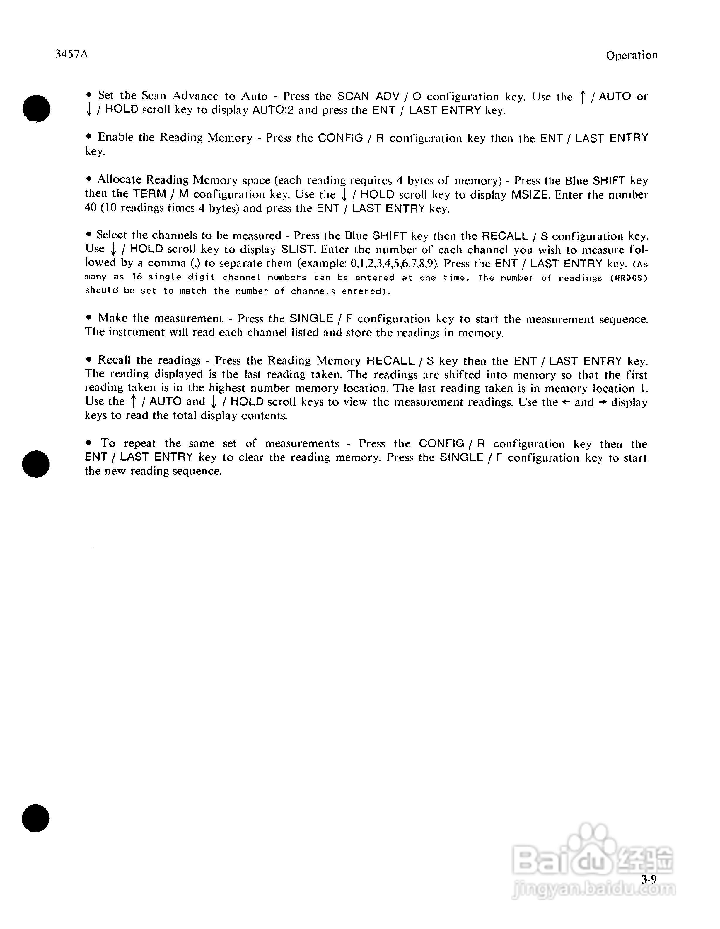 HP 3457A 万用表用户使用手册:[6]