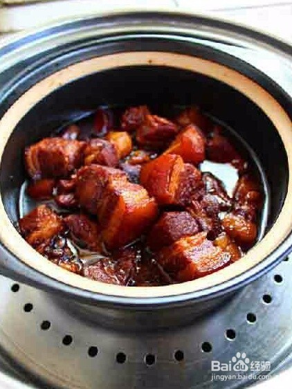 在家蒸五花肉吃