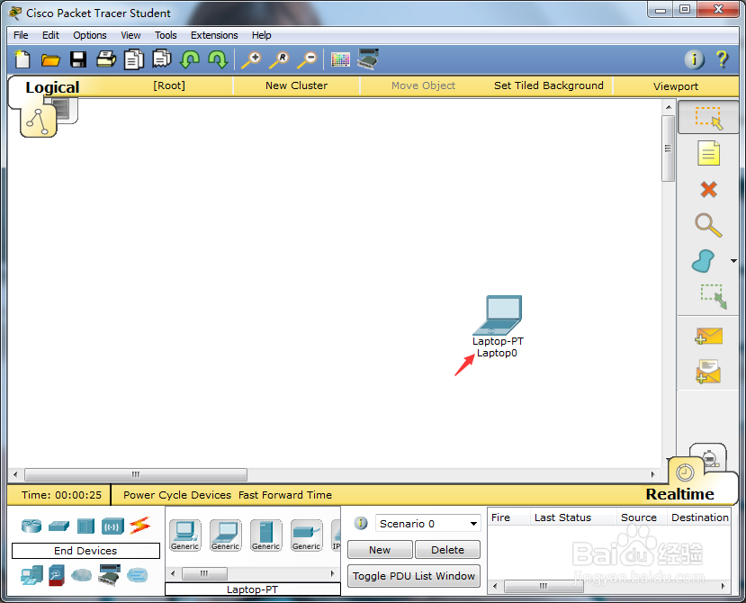 Cisco Packet 中如何修改PC的console背景色