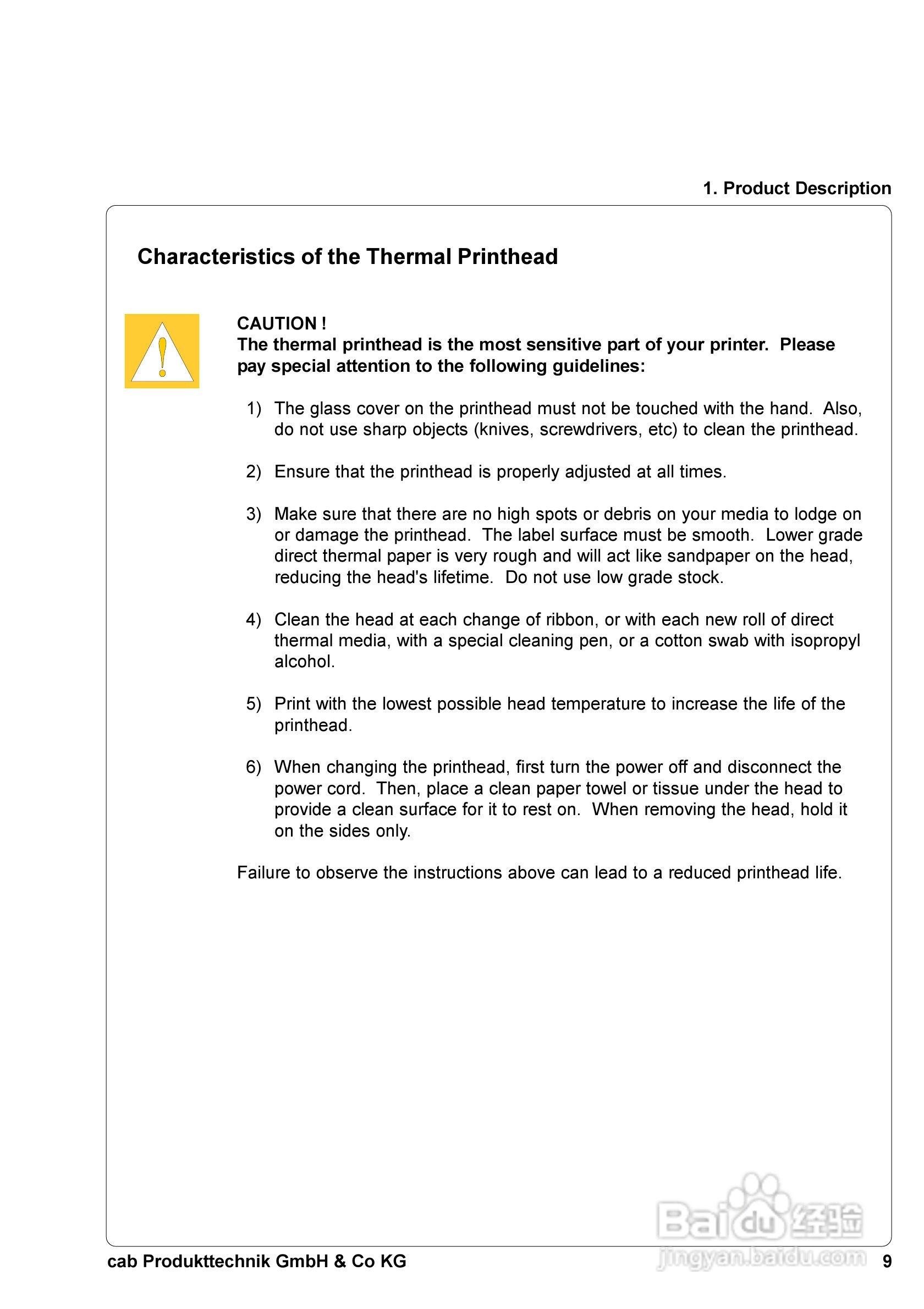 cab A8300打印机使用说明书:[1]