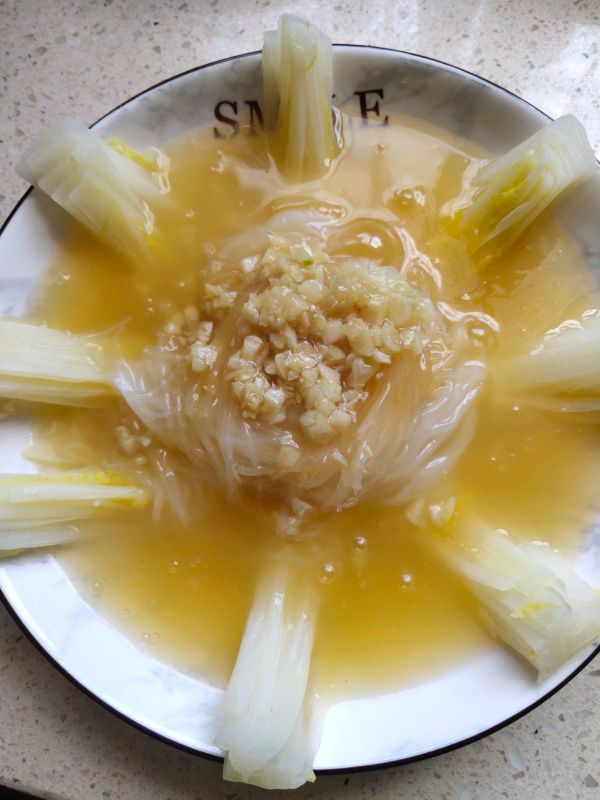 鸡汁粉丝娃娃菜