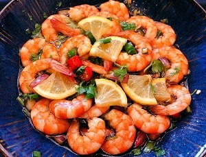 凉拌酸辣虾的做法