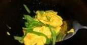 青菜椒炒鸡蛋