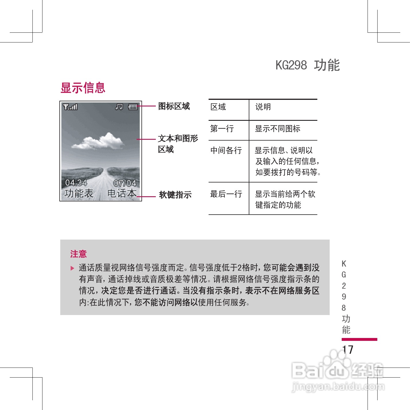 乐金手机KG298型使用说明书:[2]