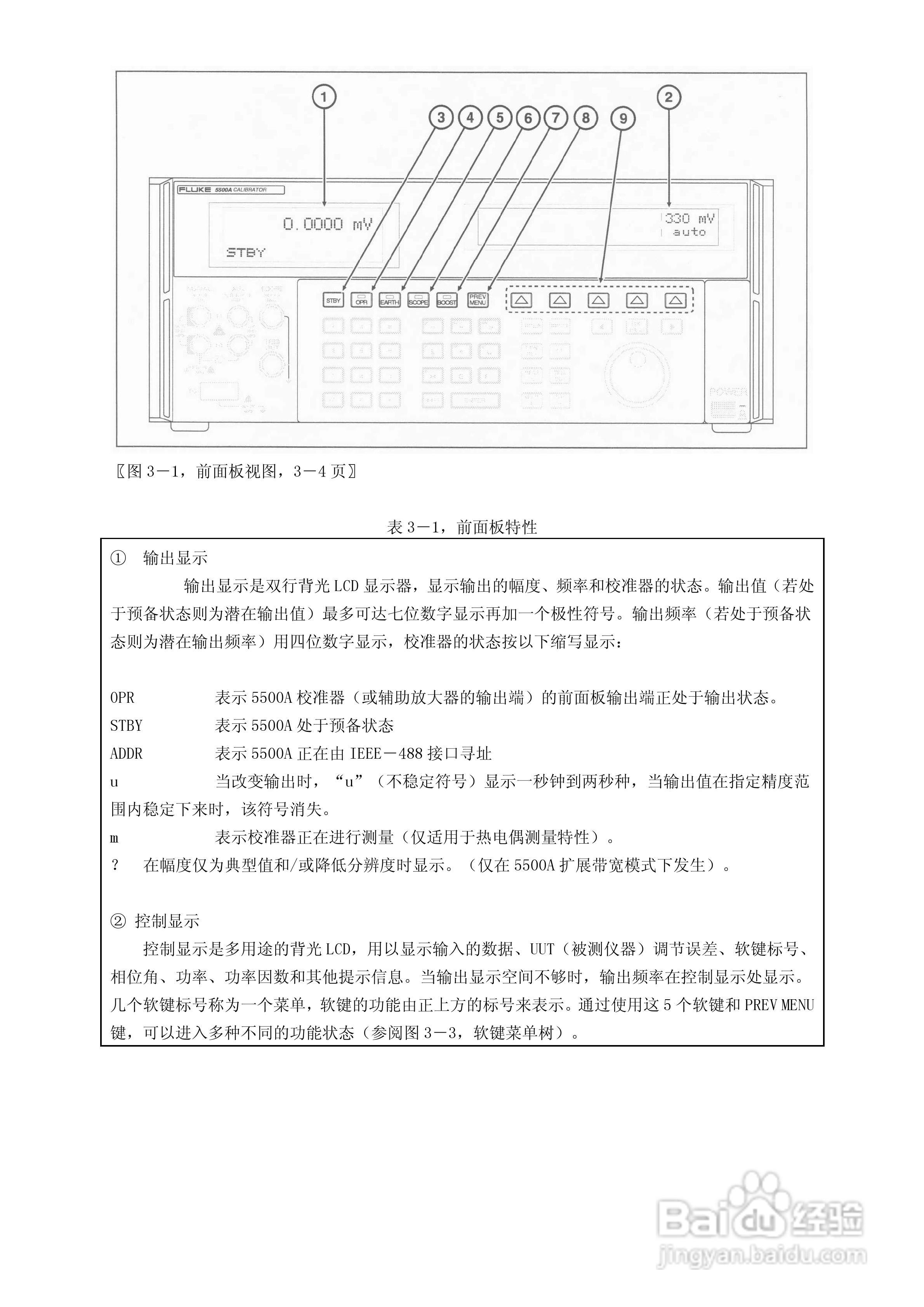 福禄克5500A校准器使用手册:[7]