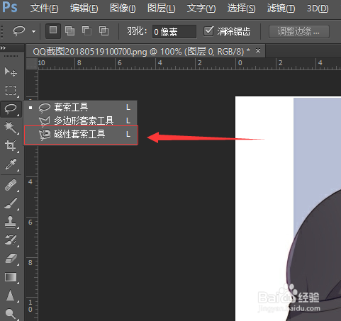 PS磁性套索工具怎么使用