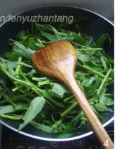 椒丝腐乳炒通菜