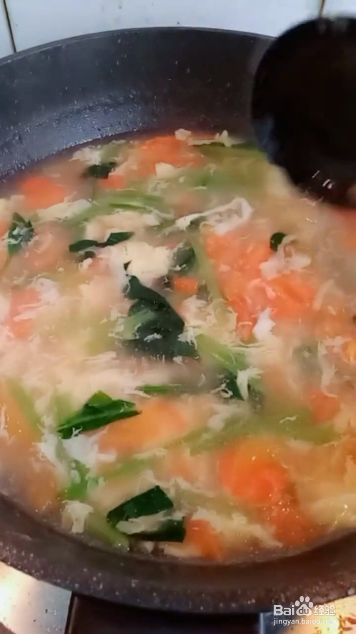 简单易学又好吃的西红柿鸡蛋菠菜汤要怎样做
