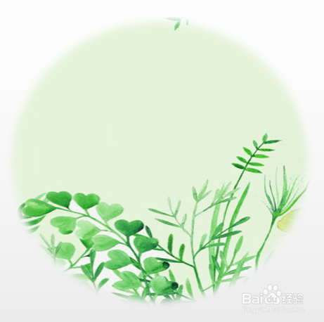 PPT制作谷雨节气唯美背景图