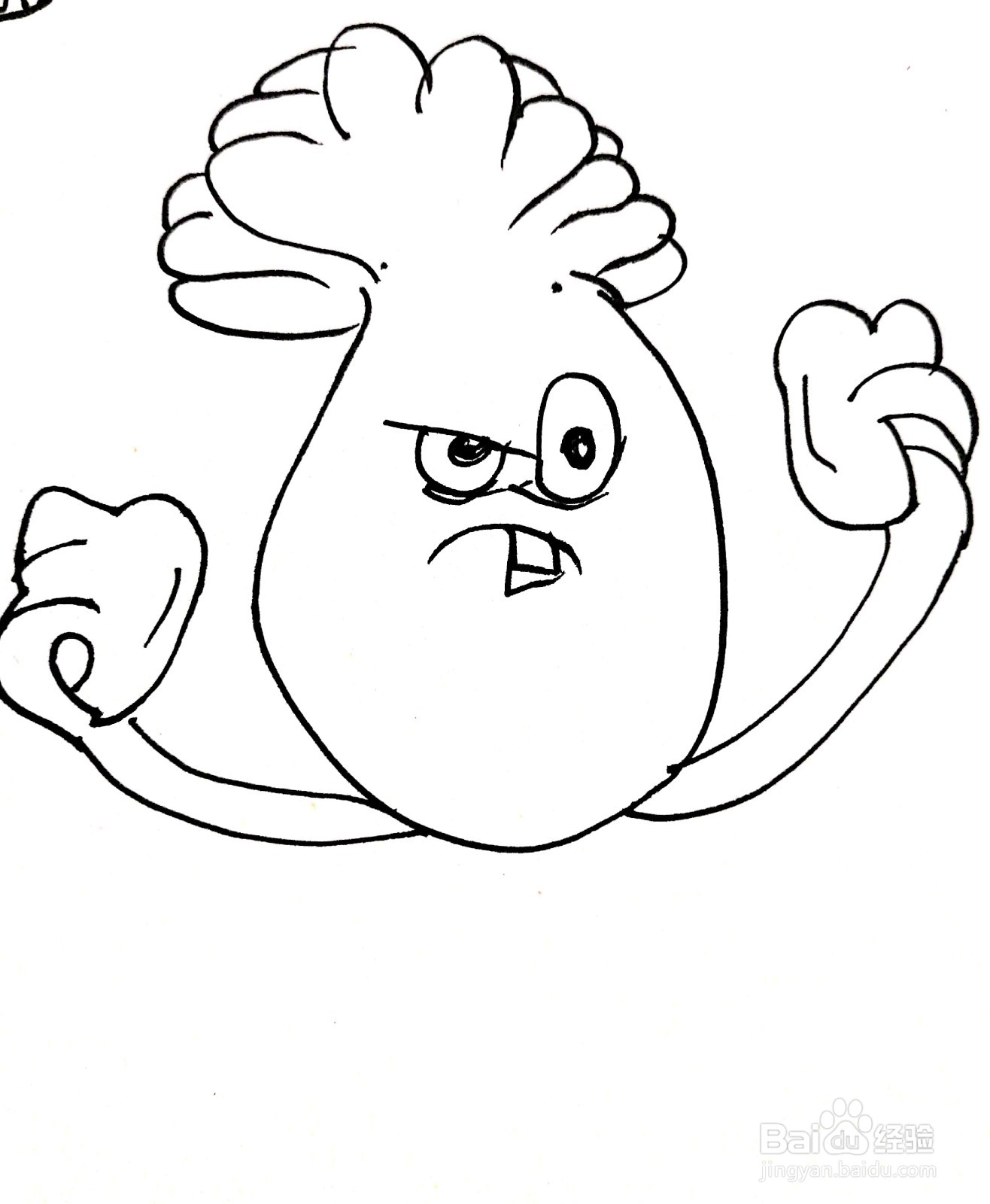 适合3-6岁的菜问幼儿简笔画