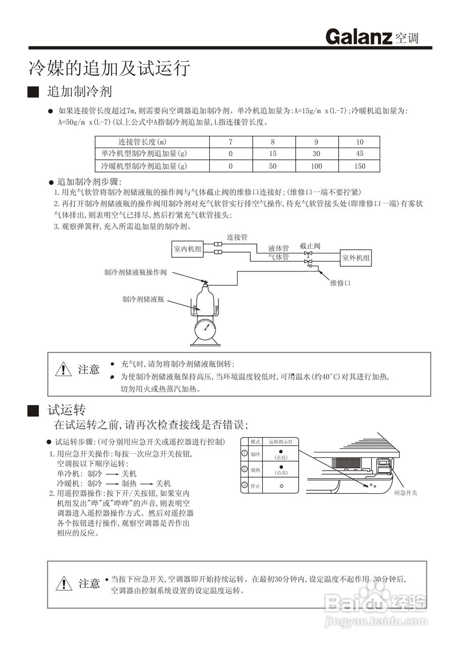 Galanz格兰仕KFR-20GW/A1分体挂壁式房间空调器使用安