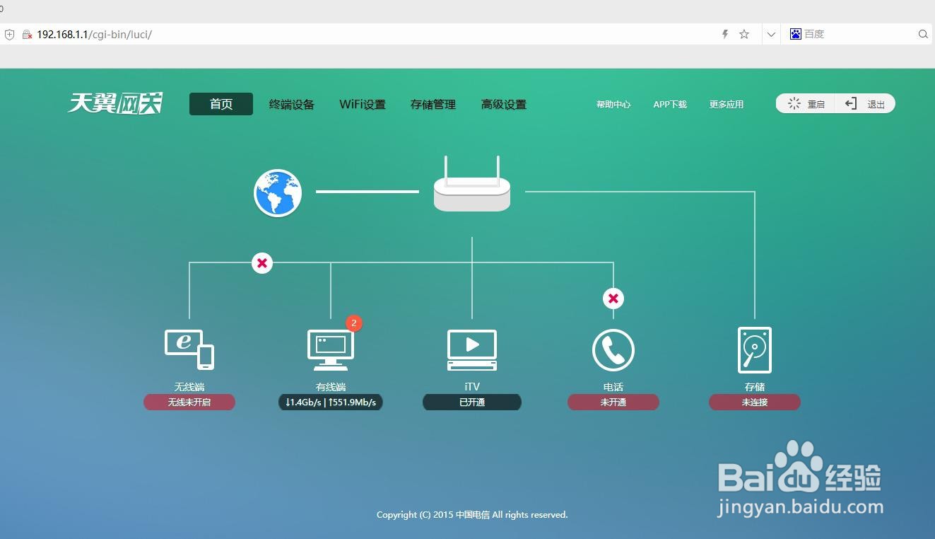 光猫的设置和管理