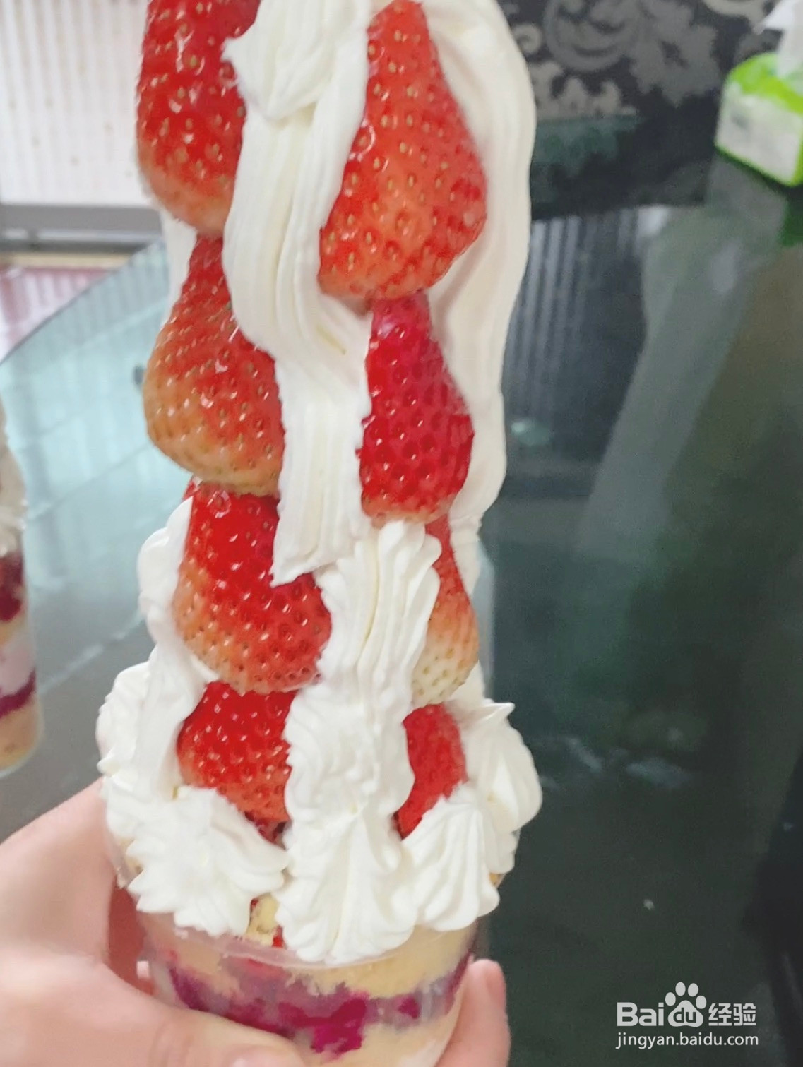 草莓巨巨塔的做法