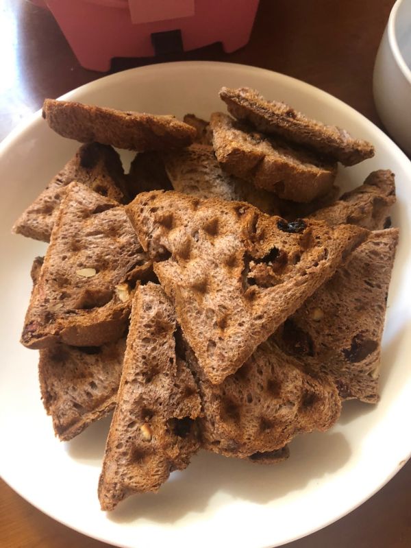 全麦吐司华夫饼