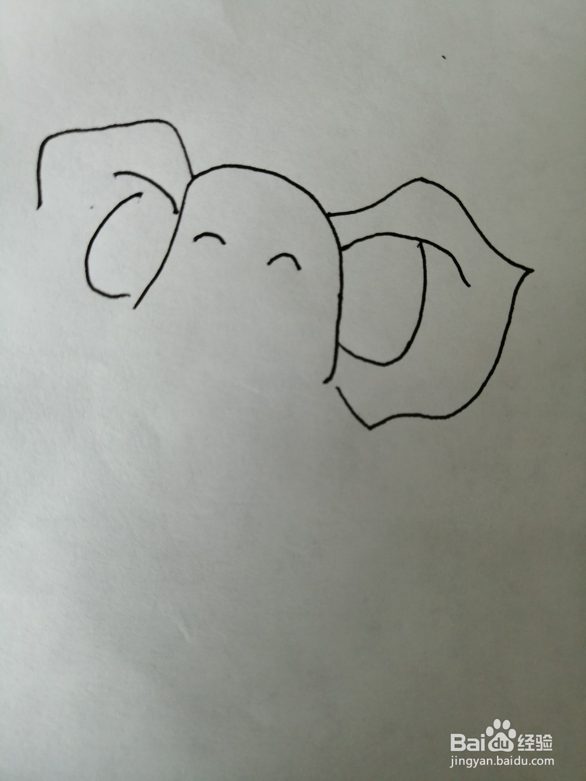 大象简笔画怎么画