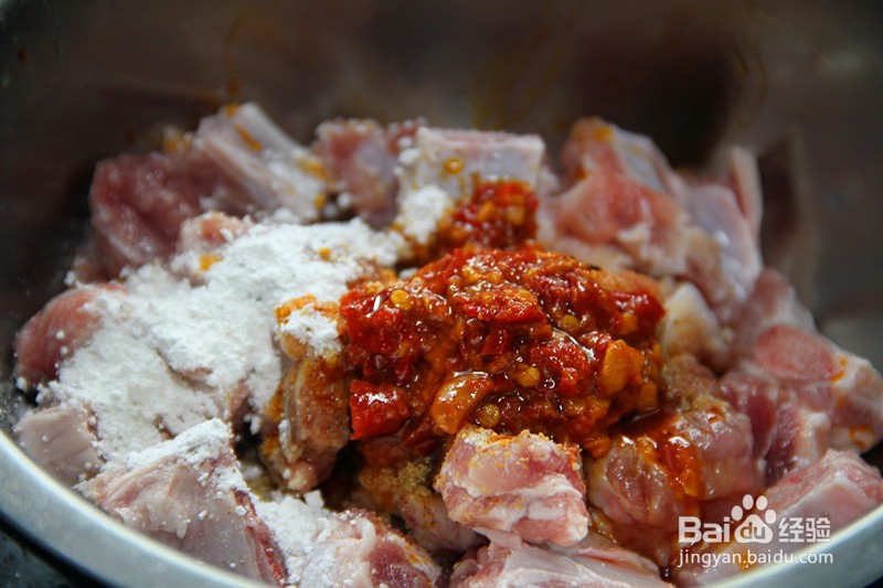 小米蒸排骨的做法