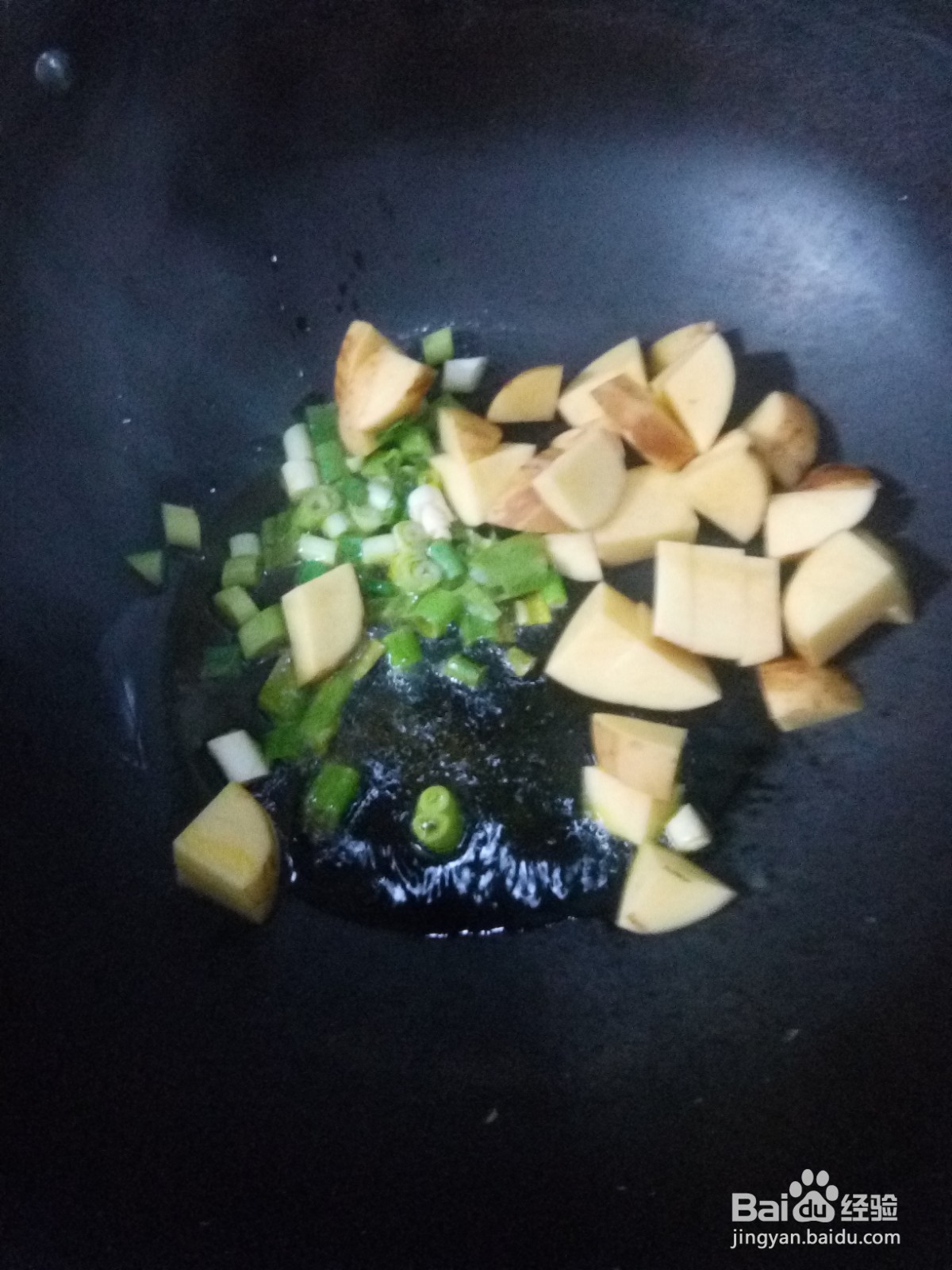 土豆豆角炖茄子