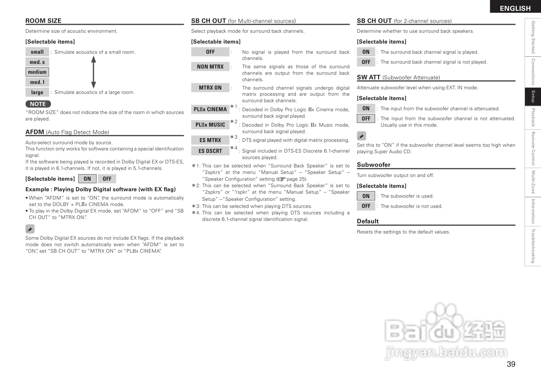 DENON AVR-2308音箱功放用户手册:[3]