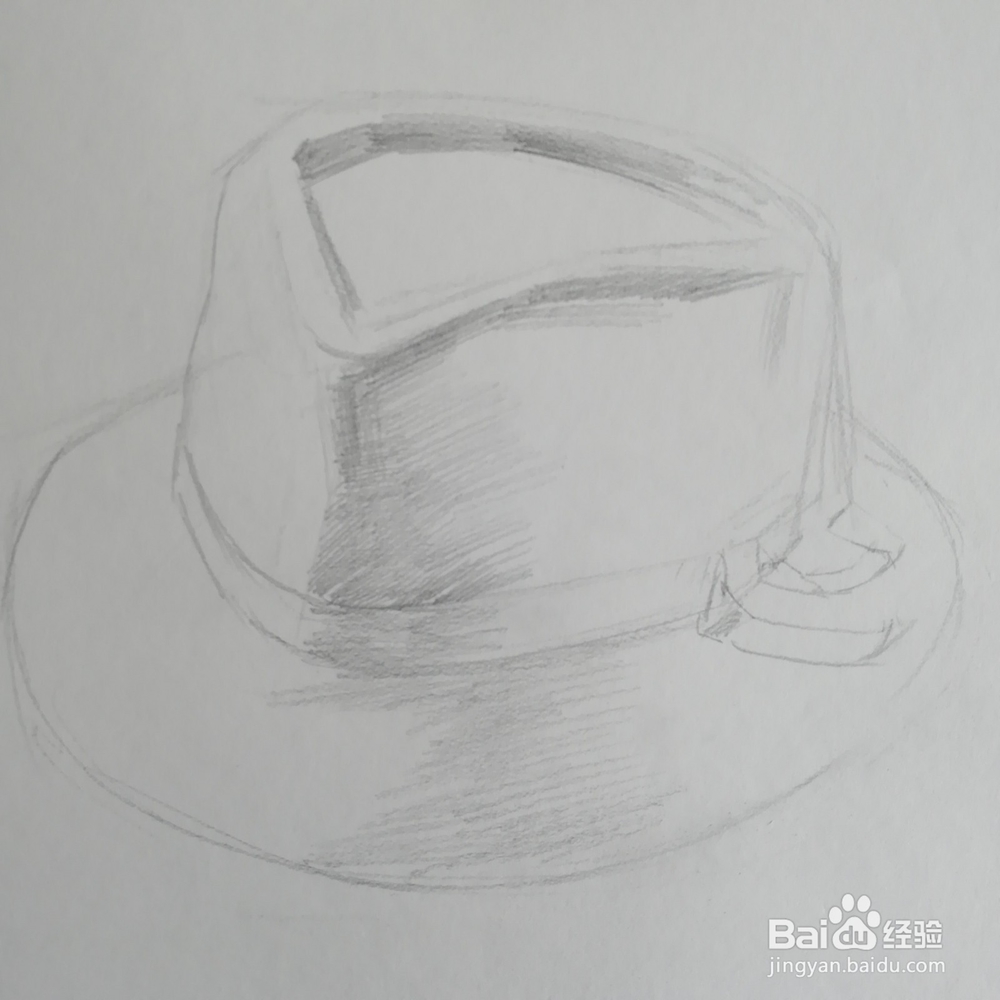 帽子的素描过程 素描帽子怎么画