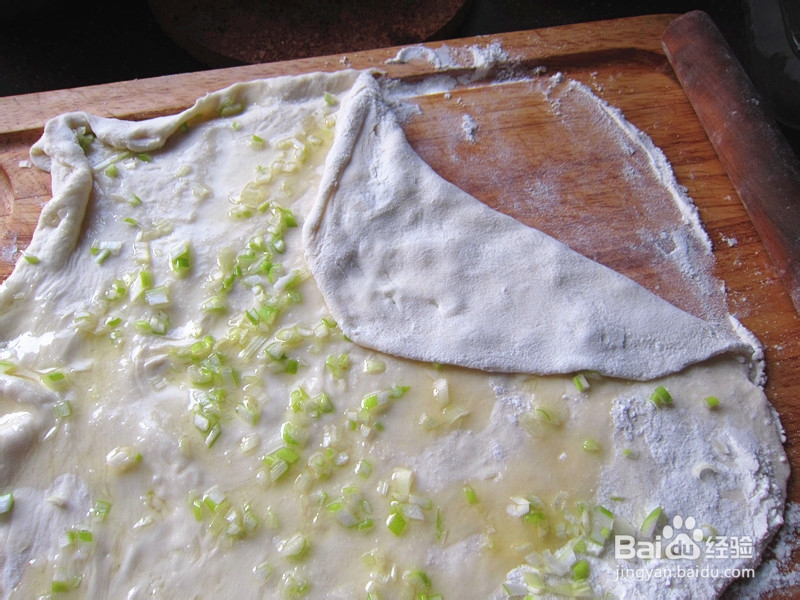 南北通吃葱油手抓饼的做法