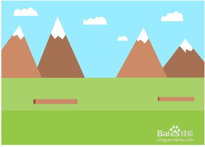 flash绘制平原的背景