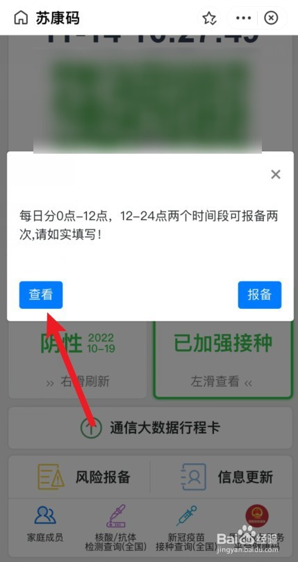 支付宝自主申报后怎么查看