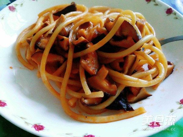 香菇番茄意大利面