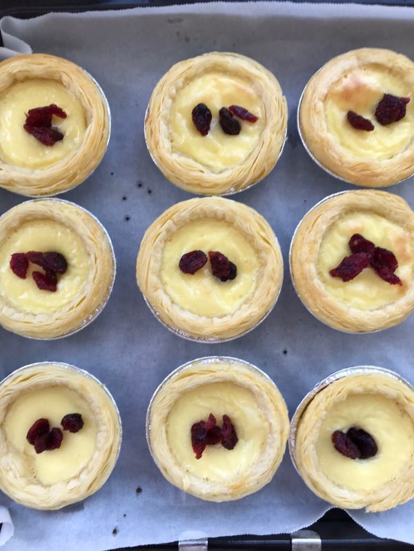 脏脏蔓越莓蛋挞