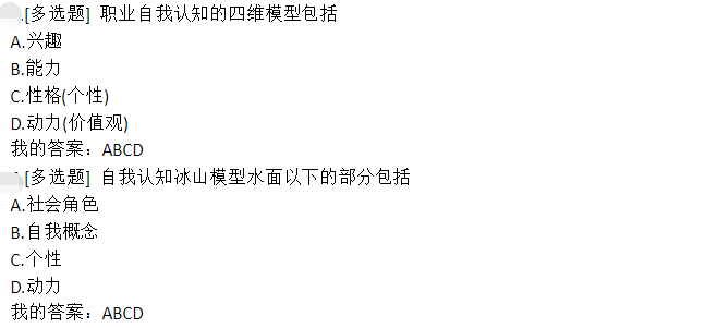 2019年大学生职业生涯发展与就业指导章节测试(福州大学版)