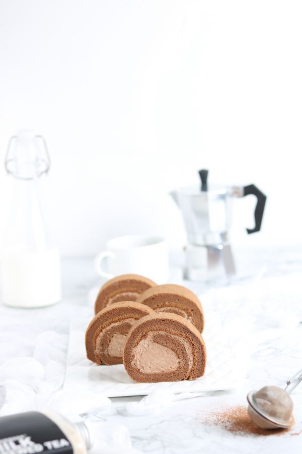 摩卡咸奶油蛋糕卷