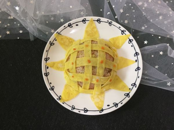 #柏翠辅食节-营养佐餐#向日葵蛋包饭