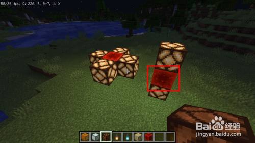 我的世界灯怎么挂 百度经验