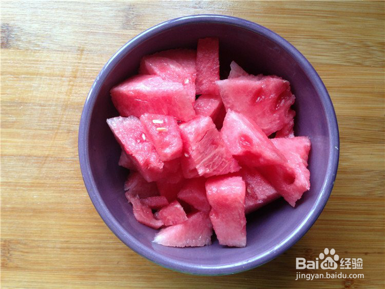 夏日解暑西瓜沙冰