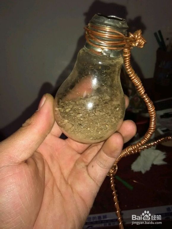 灯泡盆景怎么制作