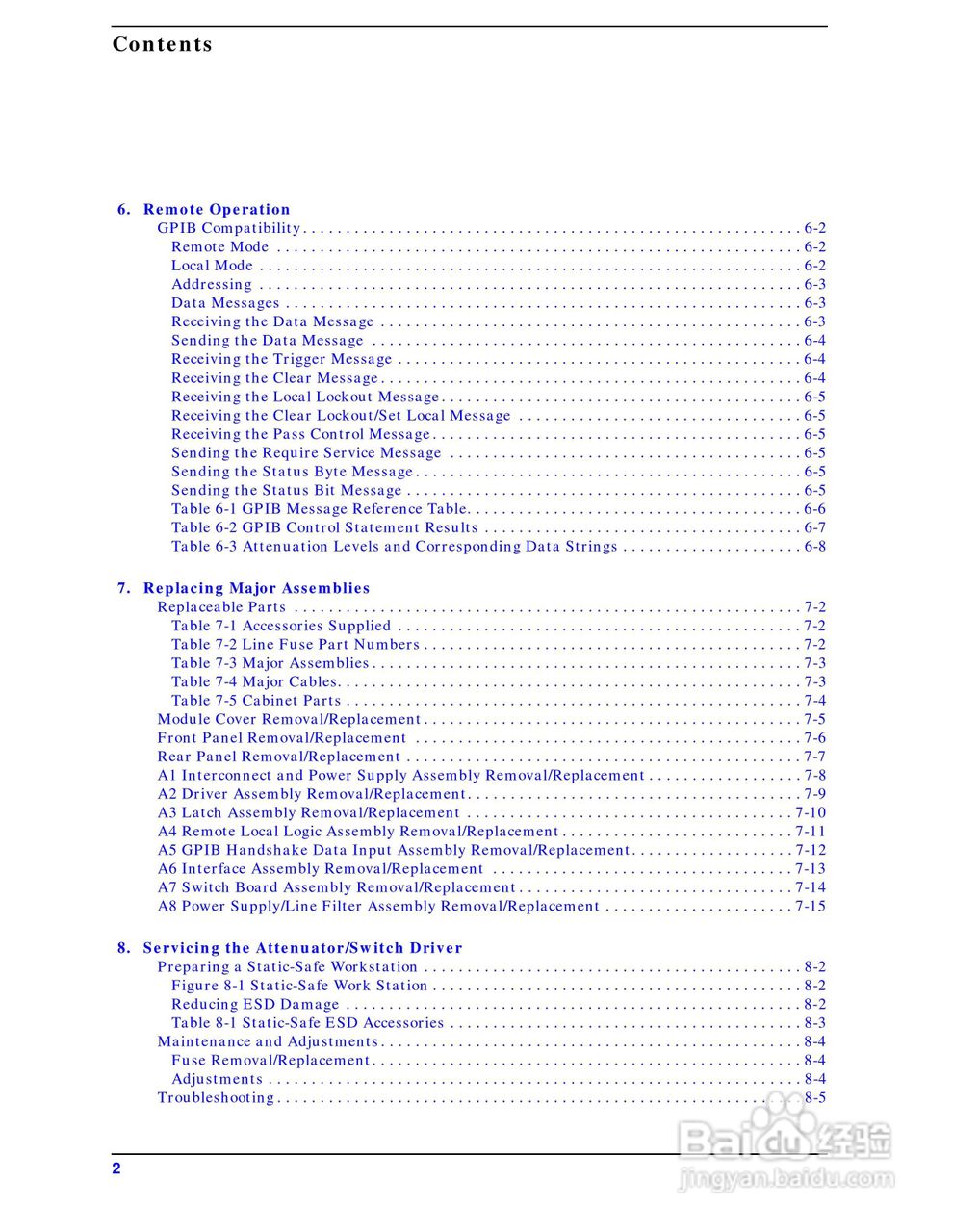Agilent/HP 11713A衰减器说明书:[2]