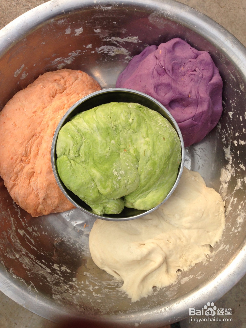 diy西瓜形状馒头