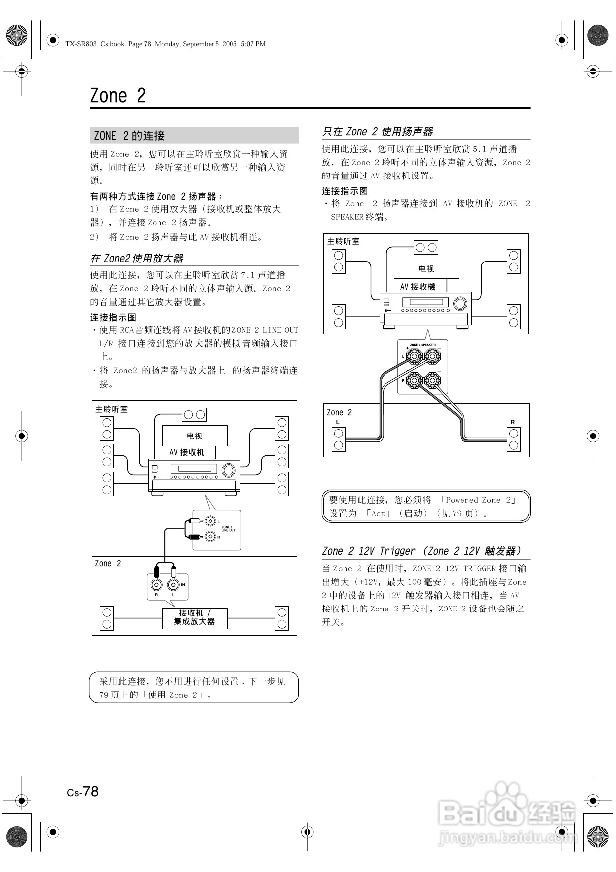 安桥AV接收机TX-SR703型使用说明书:[4]