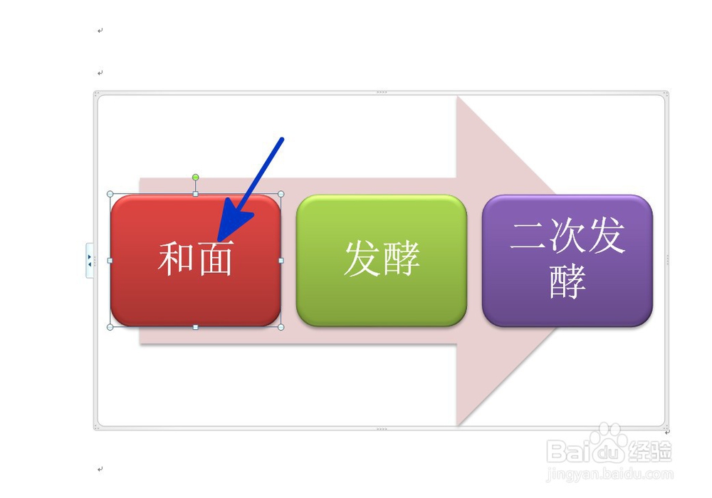 WORD中如何更换流程图中字体的颜色