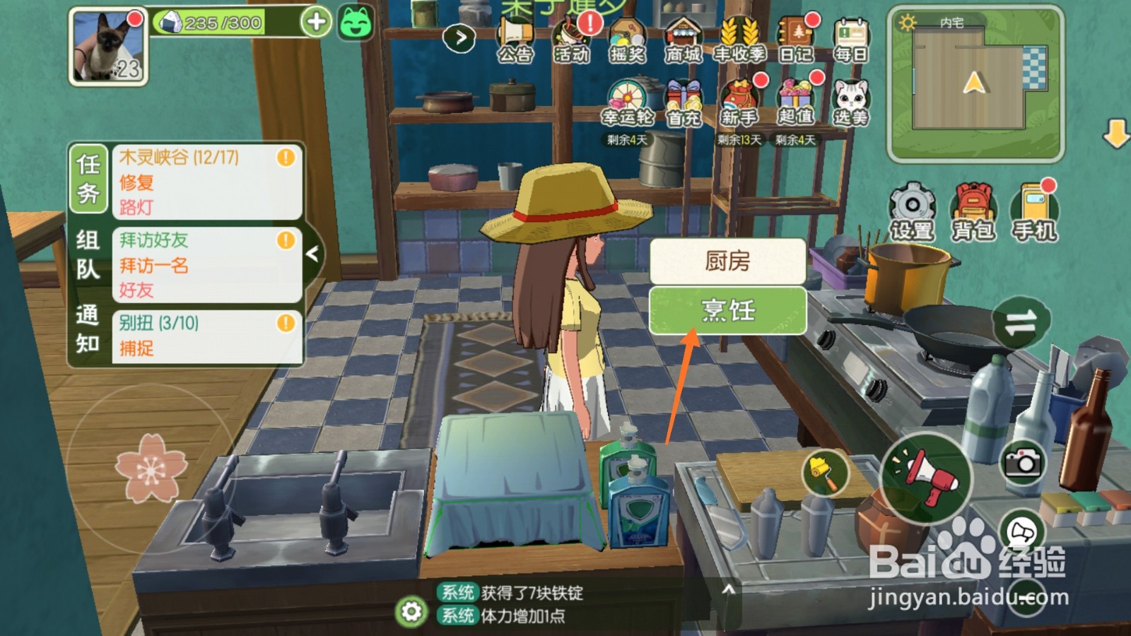 小森生活中如何制作菠萝甜品