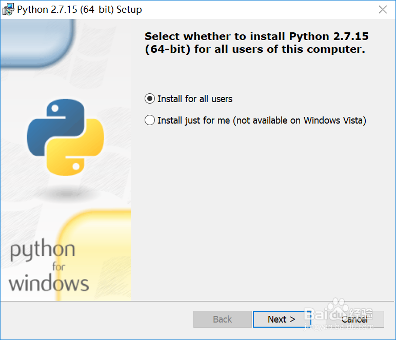 Windows10如何安装Python2