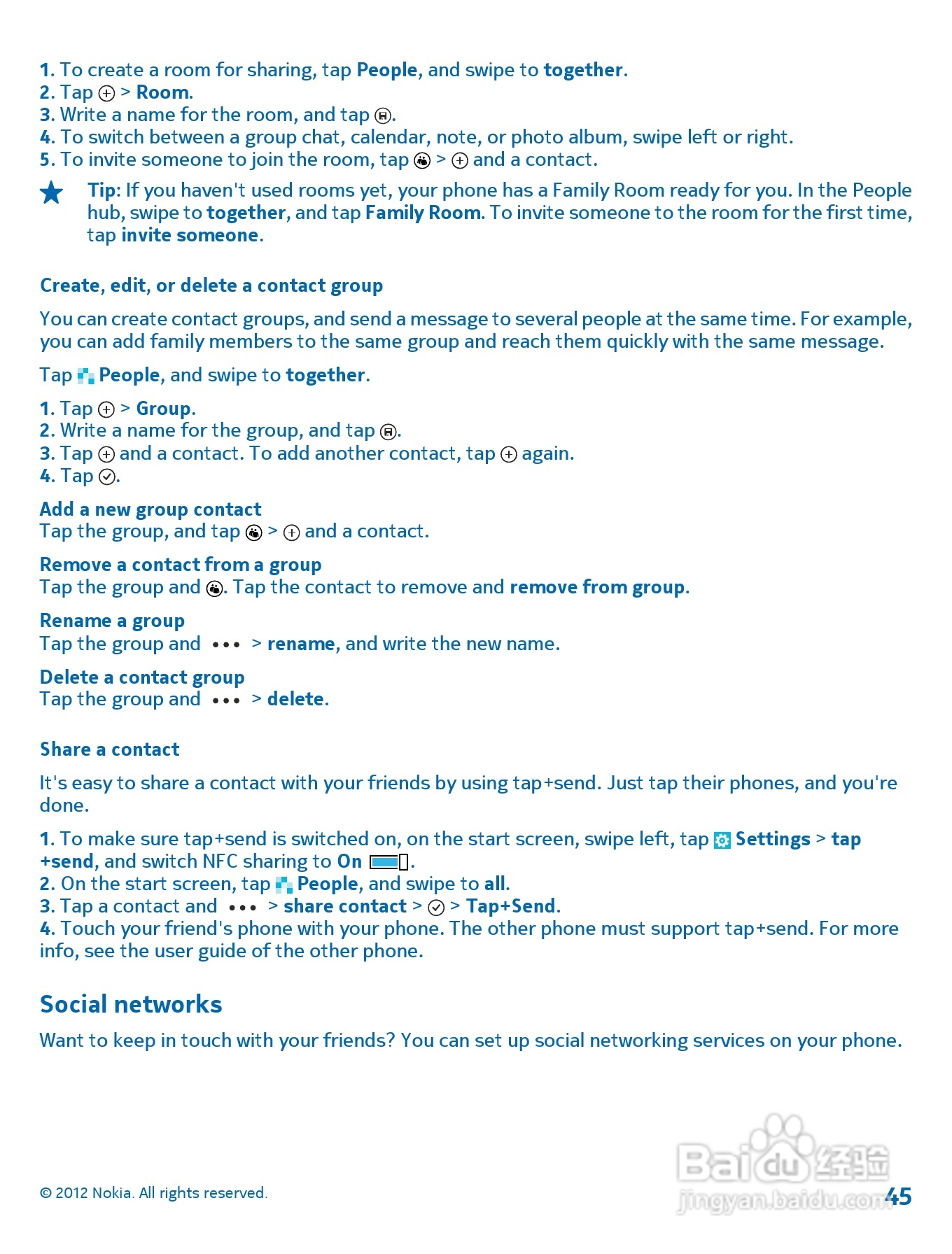 诺基亚Nokia Lumia 820手机使用说明书:[5]