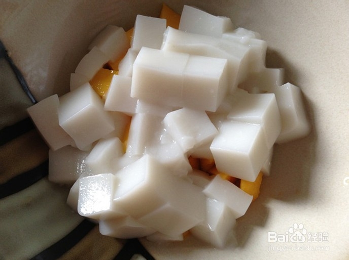 自制甜品杏仁豆腐
