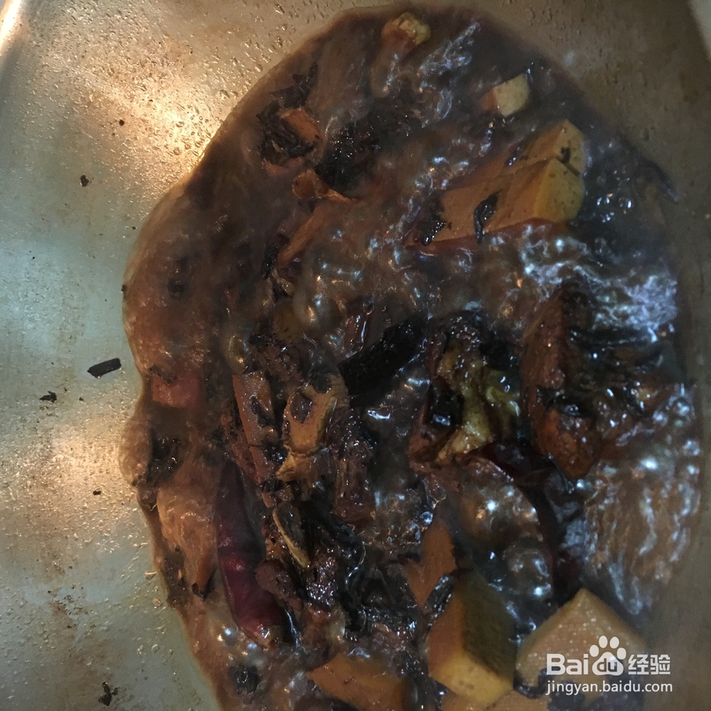 一个人做梅干菜烧排骨