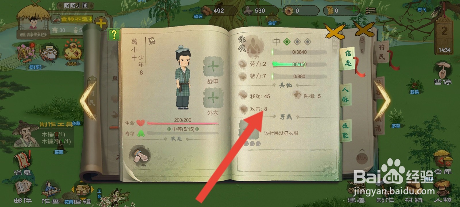 桃源记如何查看葛小丰的体质