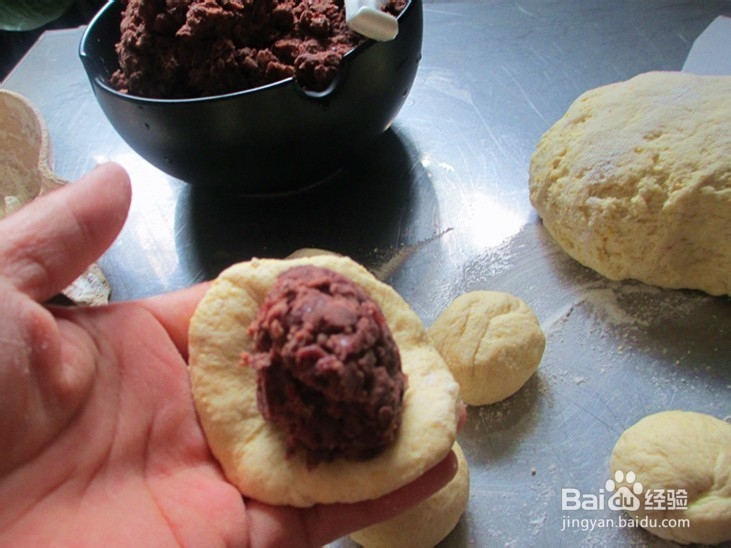 糗豆馅的简易方法