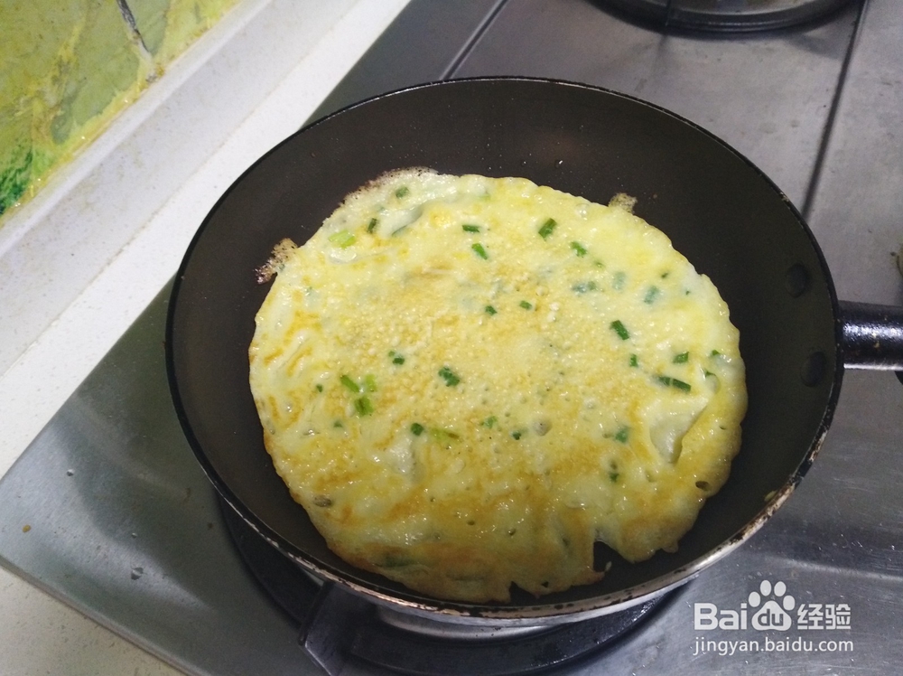 鸡蛋葱油饼，简单又美味！