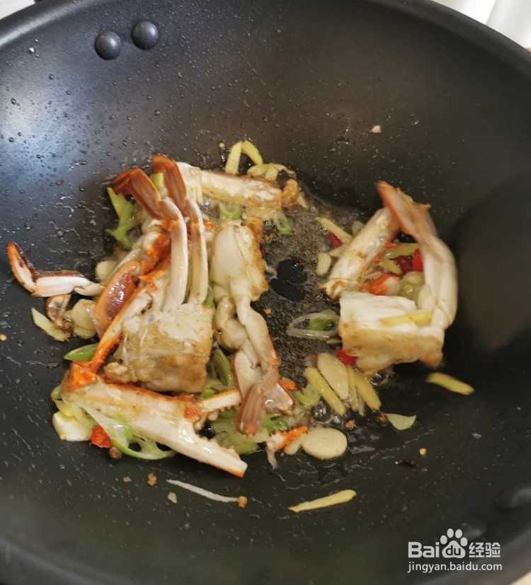 香辣年糕梭子蟹